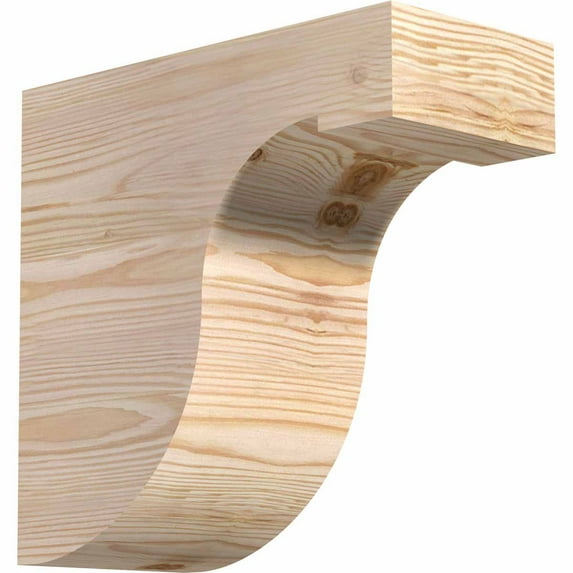 5 1/2"W x 12"H x 12"L Del Monte Smooth Rafter Tail, Douglas Fir