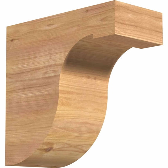5 1/2"W x 12"H x 12"L Del Monte Smooth Rafter Tail, Western Red Cedar