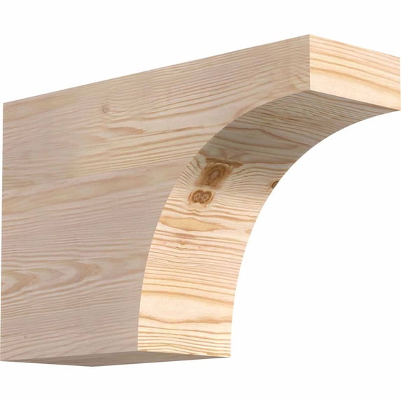 5 1/2"W x 12"H x 18"L Huntington Smooth Rafter Tail, Douglas Fir