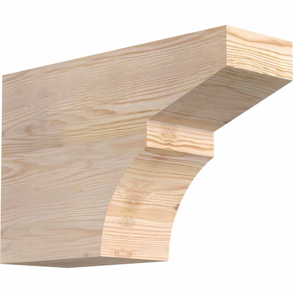 5 1/2"W x 12"H x 18"L Monterey Smooth Rafter Tail, Douglas Fir