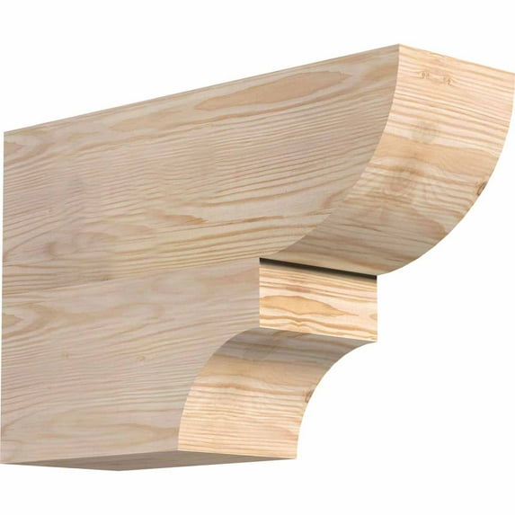 5 1/2"W x 12"H x 18"L Ridgewood Smooth Rafter Tail, Douglas Fir