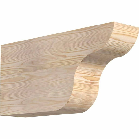 5 1/2"W x 12"H x 24"L Carmel Smooth Rafter Tail, Douglas Fir