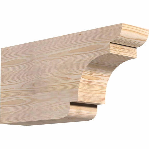 5 1/2"W x 12"H x 24"L New Brighton Smooth Rafter Tail, Douglas Fir