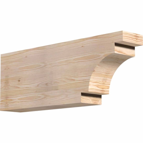 5 1/2"W x 12"H x 32"L Mediterranean Smooth Rafter Tail, Douglas Fir