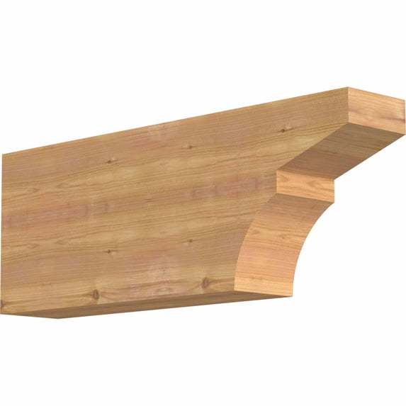 5 1/2"W x 12"H x 32"L Monterey Smooth Rafter Tail, Western Red Cedar