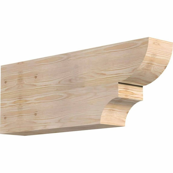 5 1/2"W x 12"H x 32"L Ridgewood Smooth Rafter Tail, Douglas Fir