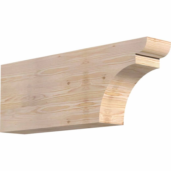 5 1/2"W x 12"H x 32"L Yorktown Smooth Rafter Tail, Douglas Fir