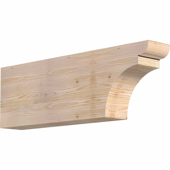 5 1/2"W x 12"H x 36"L Yorktown Smooth Rafter Tail, Douglas Fir