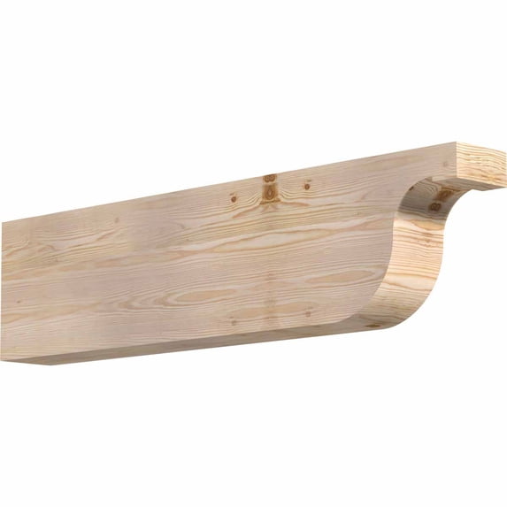 5 1/2"W x 12"H x 48"L Del Monte Smooth Rafter Tail, Douglas Fir