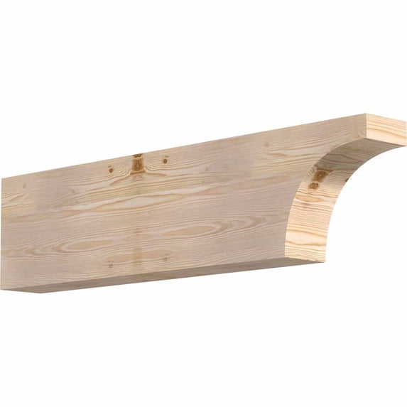 5 1/2"W x 12"H x 48"L Huntington Smooth Rafter Tail, Douglas Fir