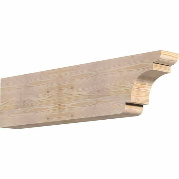 5 1/2"W x 12"H x 48"L New Brighton Smooth Rafter Tail, Douglas Fir