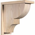 thumbnail image 1 of 5 1/2"W x 14"D x 14"H Ridgewood Smooth Corbel w/Backplate, Douglas Fir, 1 of 9