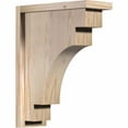thumbnail image 1 of 5 1/2"W x 14"D x 18"H Mediterranean Smooth Corbel w/Backplate, Douglas Fir, 1 of 9