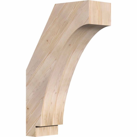5 1/2"W x 14"D x 22"H Imperial Smooth Brace, Douglas Fir