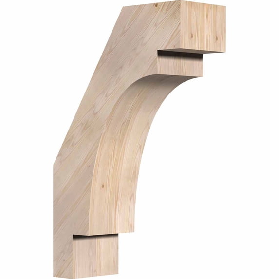 5 1/2"W x 14"D x 22"H Merced Smooth Brace, Douglas Fir