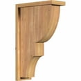thumbnail image 1 of 5 1/2"W x 14"D x 22"H Ridgewood Smooth Corbel w/Backplate, Western Red Cedar, 1 of 9