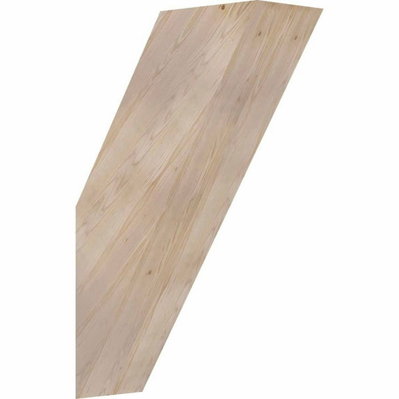 5 1/2"W x 14"D x 22"H Traditional Smooth Knee Brace, Douglas Fir