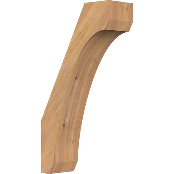 5 1/2"W x 14"D x 26"H Legacy Smooth Knee Brace, Western Red Cedar