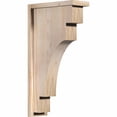 thumbnail image 1 of 5 1/2"W x 14"D x 26"H Mediterranean Smooth Corbel w/Backplate, Douglas Fir, 1 of 9