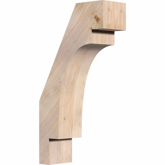 5 1/2"W x 14"D x 26"H Merced Smooth Brace, Douglas Fir