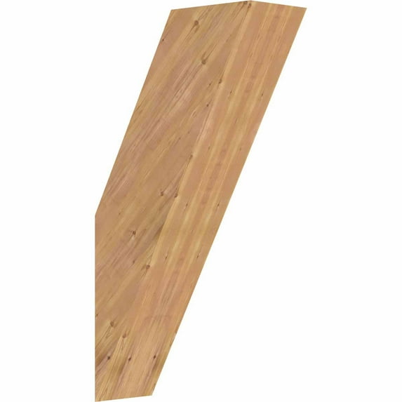 5 1/2"W x 14"D x 26"H Traditional Smooth Brace, Western Red Cedar