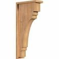 thumbnail image 1 of 5 1/2"W x 14"D x 30"H Pescadero Smooth Corbel w/Backplate, Western Red Cedar, 1 of 9