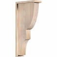 thumbnail image 1 of 5 1/2"W x 14"D x 30"H Ridgewood Smooth Corbel w/Backplate, Douglas Fir, 1 of 9