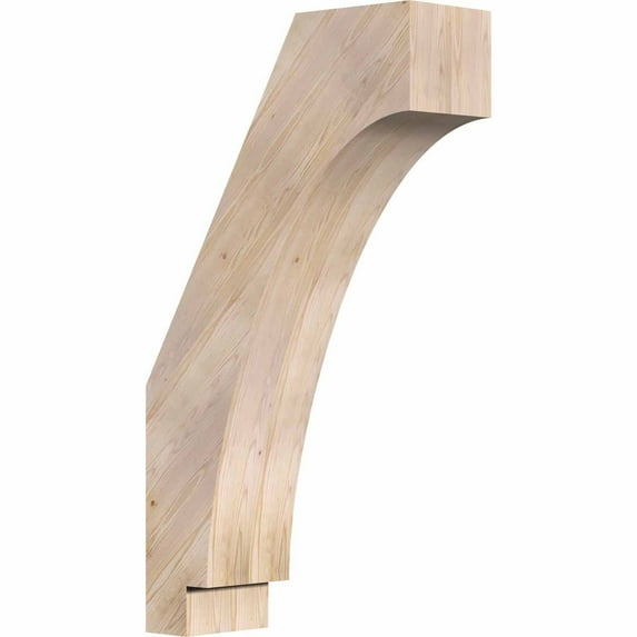 5 1/2"W x 16"D x 28"H Imperial Smooth Knee Brace, Douglas Fir