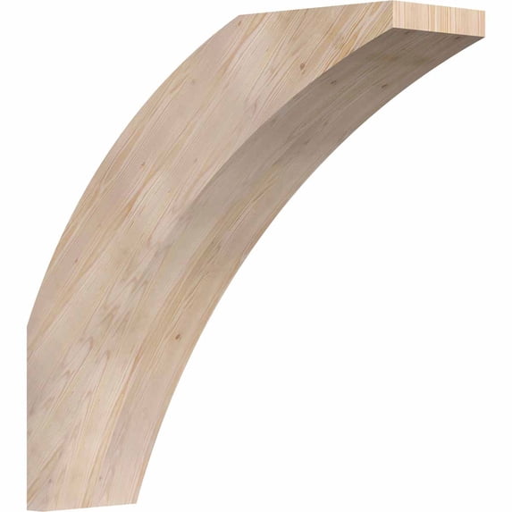 5 1/2"W x 20"D x 20"H Thorton Smooth Brace, Douglas Fir