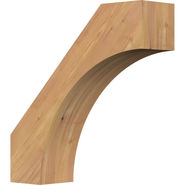 5 1/2"W x 20"D x 20"H Westlake Smooth Knee Brace, Western Red Cedar