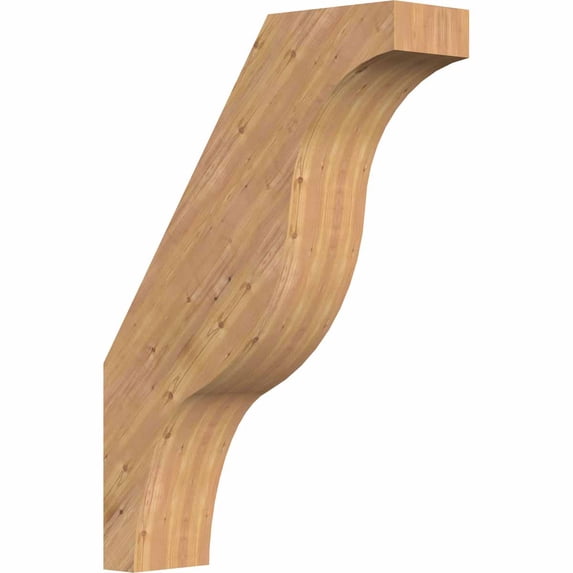 5 1/2"W x 20"D x 28"H Funston Smooth Brace, Western Red Cedar