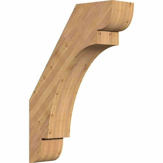 5 1/2"W x 20"D x 28"H Olympic Smooth Brace, Western Red Cedar