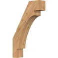 thumbnail image 1 of 5 1/2"W x 20"D x 32"H Merced Smooth Knee Brace, Western Red Cedar, 1 of 4