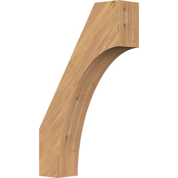 5 1/2"W x 20"D x 32"H Westlake Smooth Knee Brace, Western Red Cedar