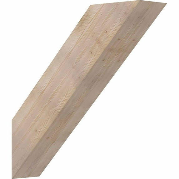 5 1/2"W x 24"D x 24"H Traditional Smooth Knee Brace, Douglas Fir