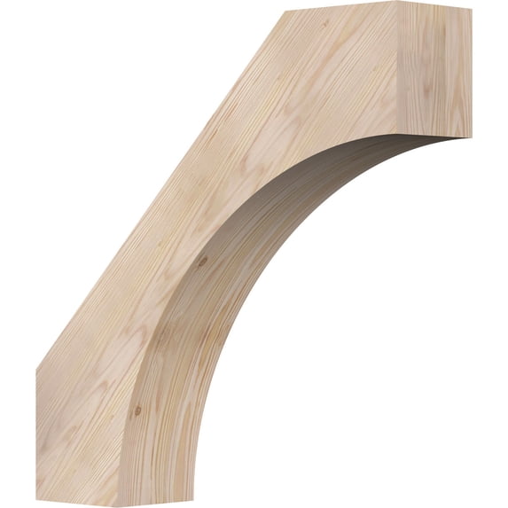 5 1/2"W x 24"D x 24"H Westlake Smooth Knee Brace, Douglas Fir