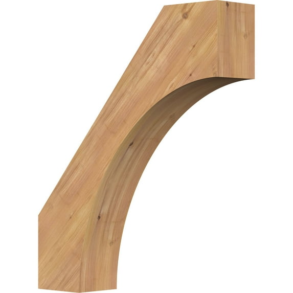 5 1/2"W x 24"D x 28"H Westlake Smooth Brace, Western Red Cedar