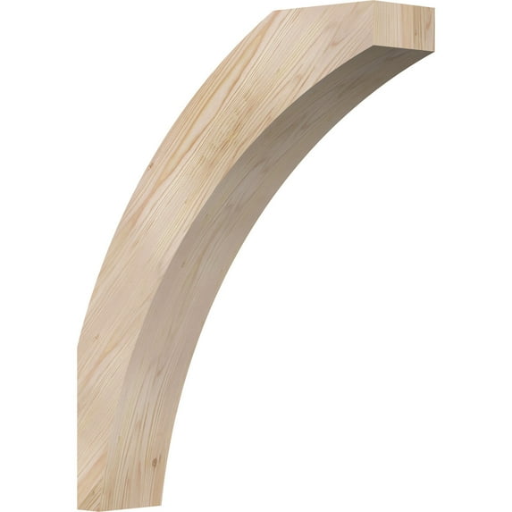 5 1/2"W x 24"D x 30"H Thorton Smooth Knee Brace, Douglas Fir