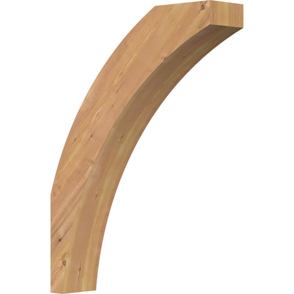 5 1/2"W x 24"D x 32"H Thorton Smooth Knee Brace, Western Red Cedar