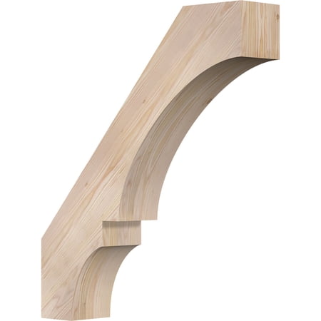 5 1/2"W x 26"D x 30"H Balboa Smooth Knee Brace, Douglas Fir
