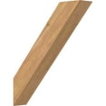 thumbnail image 1 of 5 1/2"W x 26"D x 30"H Traditional Smooth Knee Brace, Western Red Cedar, 1 of 4