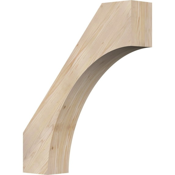 5 1/2"W x 26"D x 30"H Westlake Smooth Knee Brace, Douglas Fir