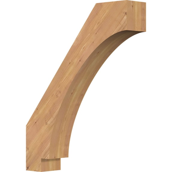 5 1/2"W x 26"D x 32"H Imperial Smooth Knee Brace, Western Red Cedar