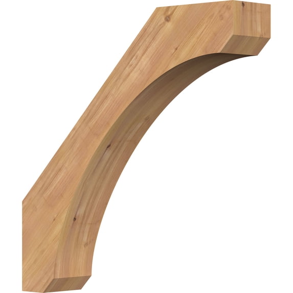 5 1/2"W x 28"D x 28"H Legacy Smooth Knee Brace, Western Red Cedar