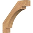 thumbnail image 1 of 5 1/2"W x 28"D x 28"H Merced Smooth Knee Brace, Western Red Cedar, 1 of 4