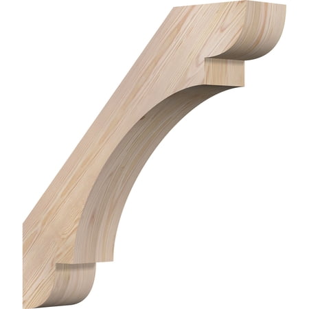 5 1/2"W x 28"D x 28"H Olympic Smooth Knee Brace, Douglas Fir