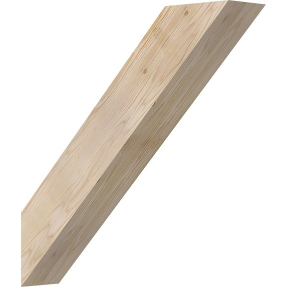 5 1/2"W x 28"D x 28"H Traditional Smooth Knee Brace, Douglas Fir