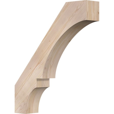 5 1/2"W x 28"D x 32"H Balboa Smooth Knee Brace, Douglas Fir