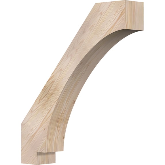 5 1/2"W x 28"D x 32"H Imperial Smooth Knee Brace, Douglas Fir