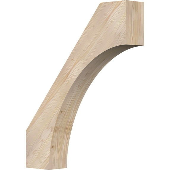 5 1/2"W x 28"D x 34"H Westlake Smooth Knee Brace, Douglas Fir